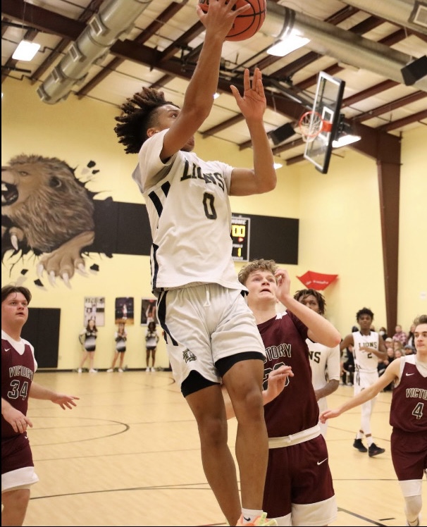 Basketball action